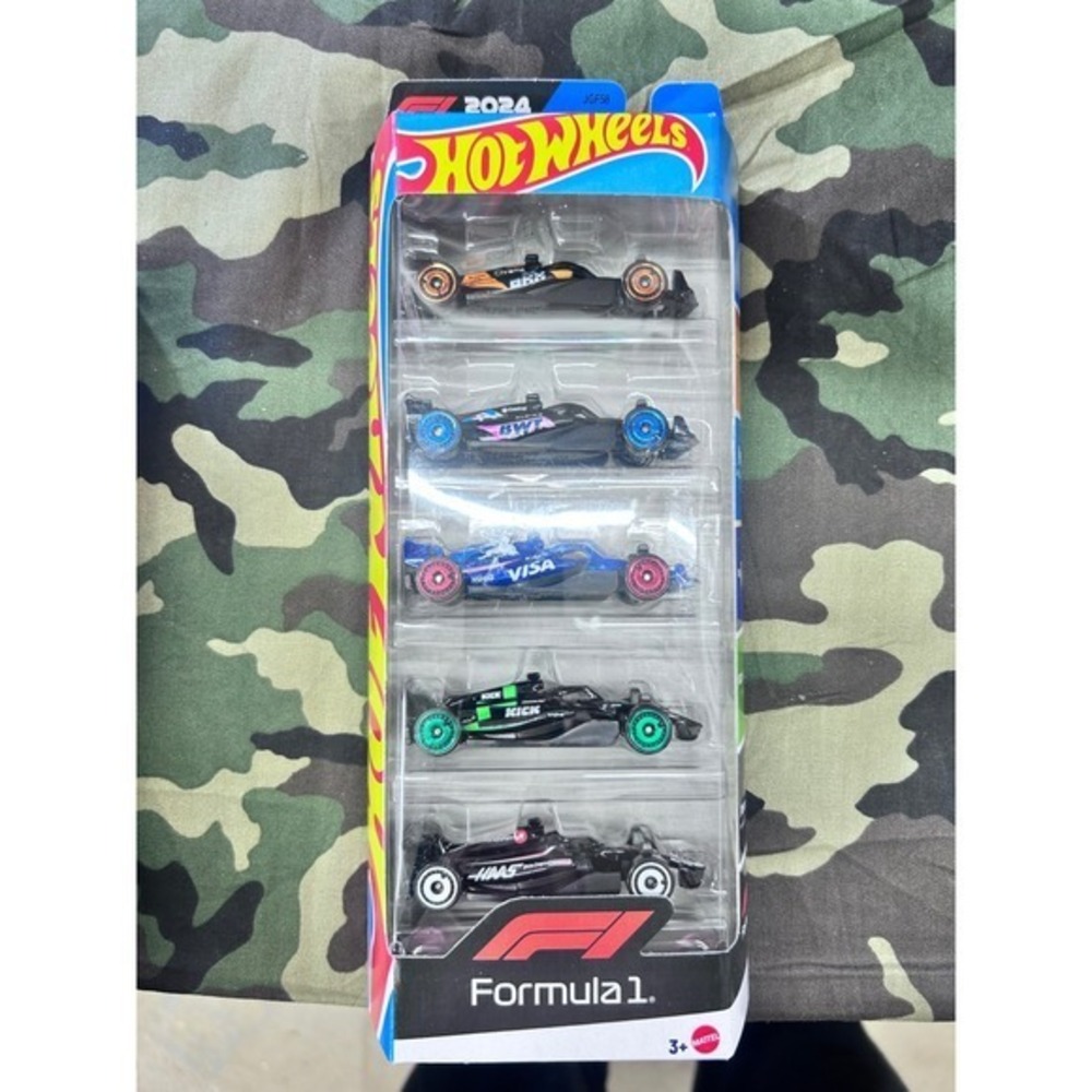 Hot Wheels 2024 Formula 1 F1 5-Pack McLaren Alpine Visa RB Sauber Haas JGF58